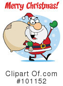 Christmas Greeting Clipart #101152 by Hit Toon