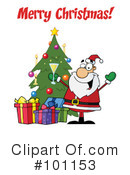 Christmas Greeting Clipart #101153 by Hit Toon