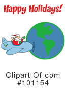 Christmas Greeting Clipart #101154 by Hit Toon