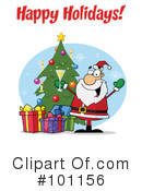 Christmas Greeting Clipart #101156 by Hit Toon
