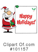 Christmas Greeting Clipart #101157 by Hit Toon