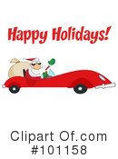 Christmas Greeting Clipart #101158 by Hit Toon