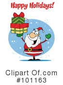Christmas Greeting Clipart #101163 by Hit Toon