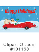 Christmas Greeting Clipart #101168 by Hit Toon