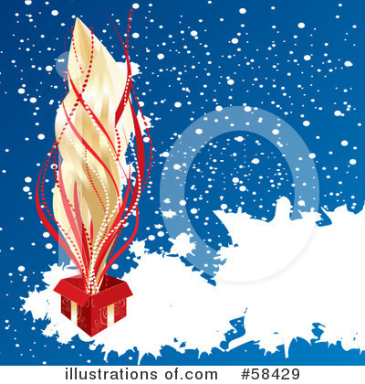 Royalty-Free (RF) Christmas Greeting Clipart Illustration by MilsiArt - Stock Sample #58429