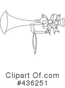 Christmas Horn Clipart #436251 by Pams Clipart