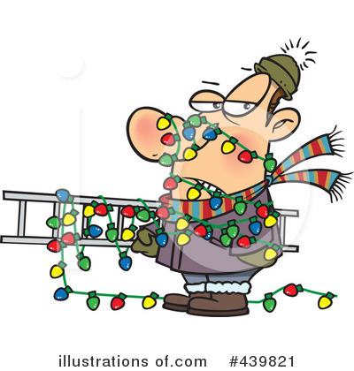 Christmas Lights Clipart #439821 by toonaday