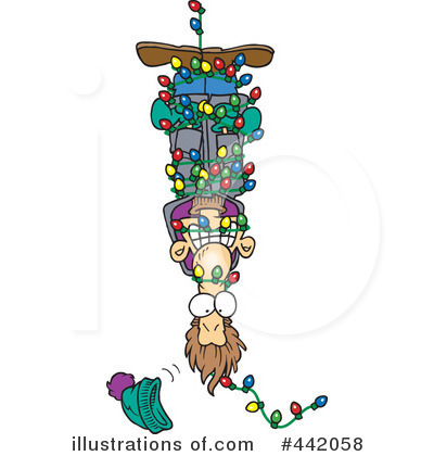 Royalty-Free (RF) Christmas Lights Clipart Illustration by toonaday - Stock Sample #442058
