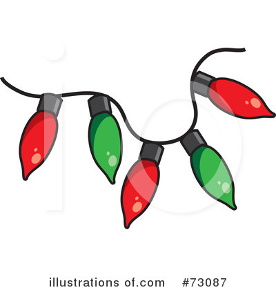 Royalty-Free (RF) Christmas Lights Clipart Illustration by Rosie Piter - Stock Sample #73087