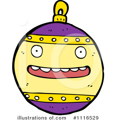 Royalty-Free (RF) Christmas Ornament Clipart Illustration by lineartestpilot - Stock Sample #1116529