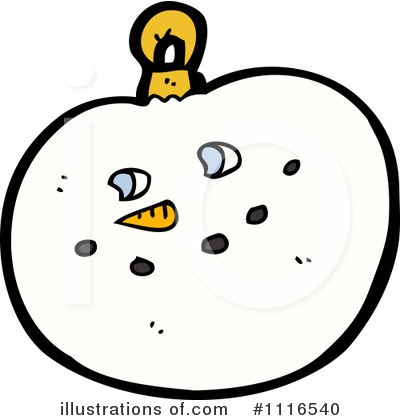 Snowman Ornament Clipart #1116540 by lineartestpilot