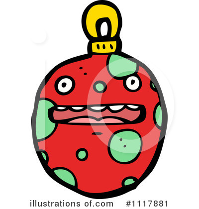 Royalty-Free (RF) Christmas Ornament Clipart Illustration by lineartestpilot - Stock Sample #1117881