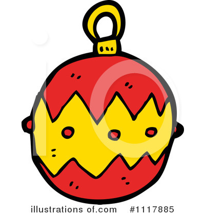Royalty-Free (RF) Christmas Ornament Clipart Illustration by lineartestpilot - Stock Sample #1117885