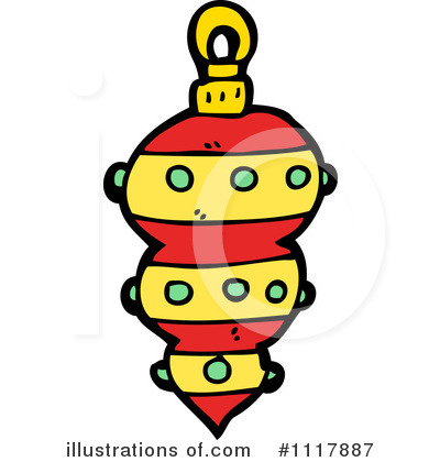 Royalty-Free (RF) Christmas Ornament Clipart Illustration by lineartestpilot - Stock Sample #1117887