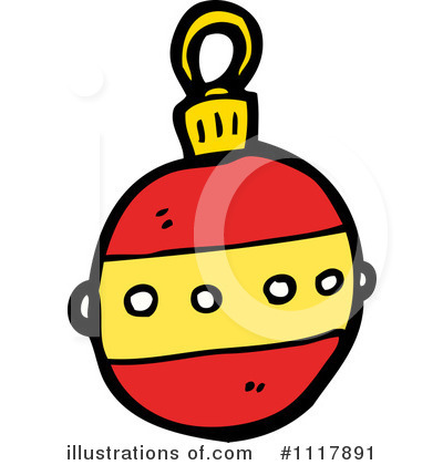 Royalty-Free (RF) Christmas Ornament Clipart Illustration by lineartestpilot - Stock Sample #1117891