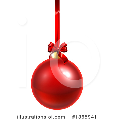 Christmas Ornaments Clipart #1365941 by AtStockIllustration