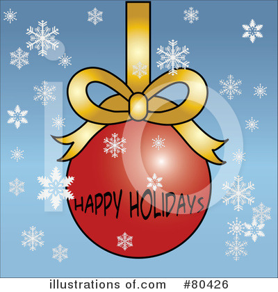 Royalty-Free (RF) Christmas Ornament Clipart Illustration by Pams Clipart - Stock Sample #80426