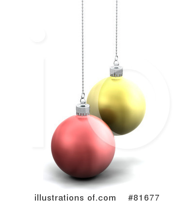 Royalty-Free (RF) Christmas Ornament Clipart Illustration by KJ Pargeter - Stock Sample #81677
