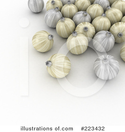 Royalty-Free (RF) Christmas Ornaments Clipart Illustration by stockillustrations - Stock Sample #223432