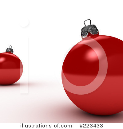 Royalty-Free (RF) Christmas Ornaments Clipart Illustration by stockillustrations - Stock Sample #223433