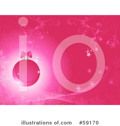 Royalty-Free (RF) Christmas Ornaments Clipart Illustration by elaineitalia - Stock Sample #59170