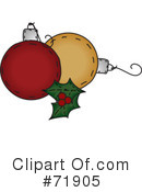 Christmas Ornaments Clipart #71905 by inkgraphics