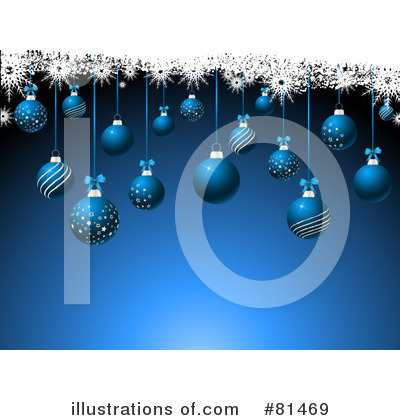 Royalty-Free (RF) Christmas Ornaments Clipart Illustration by KJ Pargeter - Stock Sample #81469