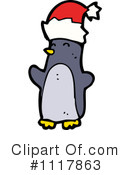 Christmas Penguin Clipart #1117863 by lineartestpilot