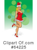 Christmas Pin Up Clipart #64225 by David Rey