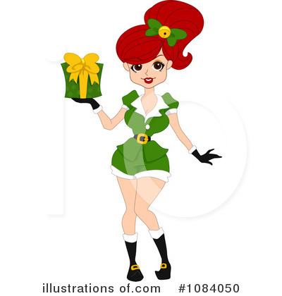 Christmas Pinup Clipart #1084050 by BNP Design Studio