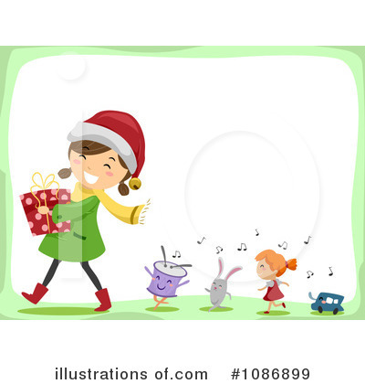 Royalty-Free (RF) Christmas Present Clipart Illustration by BNP Design Studio - Stock Sample #1086899