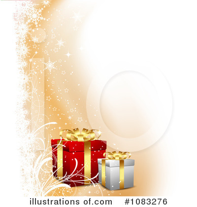 Royalty-Free (RF) Christmas Presents Clipart Illustration by KJ Pargeter - Stock Sample #1083276