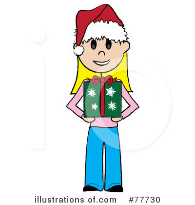 Royalty-Free (RF) Christmas Pressent Clipart Illustration by Pams Clipart - Stock Sample #77730