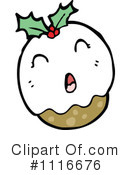 Christmas Pudding Clipart #1116676 by lineartestpilot