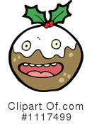 Christmas Pudding Clipart #1117499 by lineartestpilot