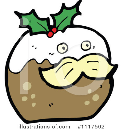 Christmas Pudding Clipart #1117502 by lineartestpilot