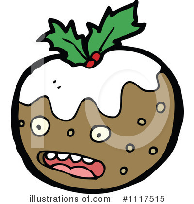 Christmas Pudding Clipart #1117515 by lineartestpilot