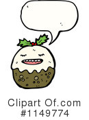 Christmas Pudding Clipart #1149774 by lineartestpilot