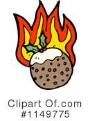 Christmas Pudding Clipart #1149775 by lineartestpilot