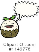 Christmas Pudding Clipart #1149776 by lineartestpilot
