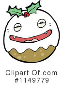 Christmas Pudding Clipart #1149779 by lineartestpilot