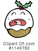 Christmas Pudding Clipart #1149782 by lineartestpilot