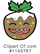 Christmas Pudding Clipart #1149787 by lineartestpilot