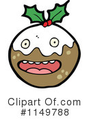 Christmas Pudding Clipart #1149788 by lineartestpilot