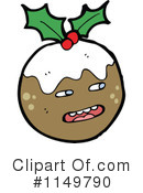 Christmas Pudding Clipart #1149790 by lineartestpilot
