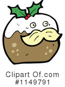 Christmas Pudding Clipart #1149791 by lineartestpilot