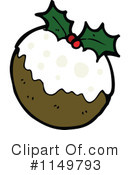 Christmas Pudding Clipart #1149793 by lineartestpilot