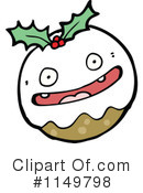 Christmas Pudding Clipart #1149798 by lineartestpilot