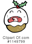 Christmas Pudding Clipart #1149799 by lineartestpilot