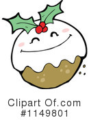 Christmas Pudding Clipart #1149801 by lineartestpilot